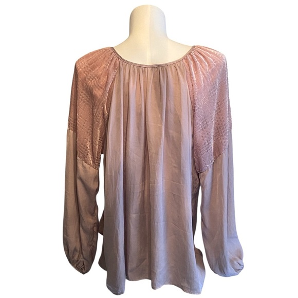 Suzanne Betro Blush Pink Long Sleeve Open Oversized Coverup Plus Size Large - Picture 4 of 6